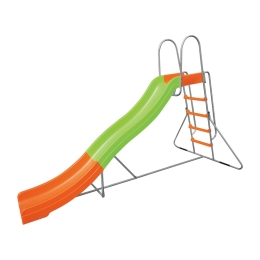 Scivolo Bambini SL-03 Grande in Acciaio 150x317x204 cm Sicuro e Robusto