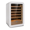 Cantinetta Vinarius 40 ventilata bianca 5 mensole legno