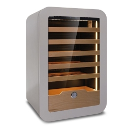 Cantinetta Vinarius 40 ventilata grigia 5 mensole legno