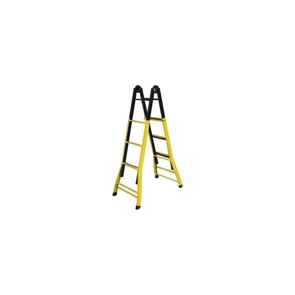 Scala Telescopica DL 81/08 5+5 Gradini Acciaio Verniciato Easy Skopika