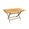Tavolo Legno Rettangolare Pieghevole 140x80x72 cm - Versatile