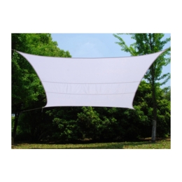 Tenda vela poliestere 5x5 m bianco