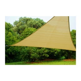 Tenda triangolare HDPE 5x5x5 m beige