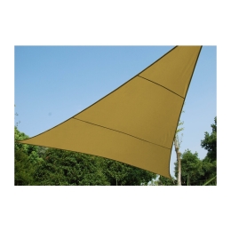 Tenda triangolare poliestere 5x5x5 m beige