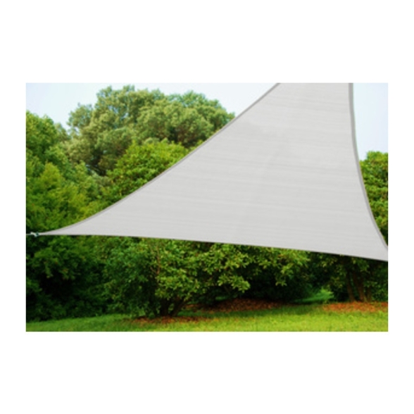 Tenda triangolare HDPE 5x5x5 m bianco