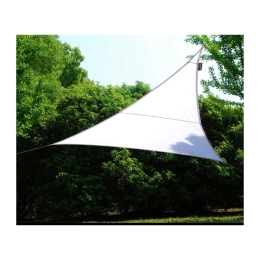Tenda triangolare poliestere 5x5x5 m bianco