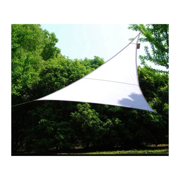 Tenda triangolare poliestere 5x5x5 m bianco