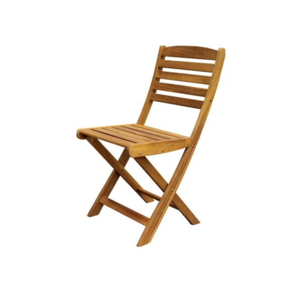 Sedia pieghevole in legno 40x53x82 cm – Acacia FSC, compatta