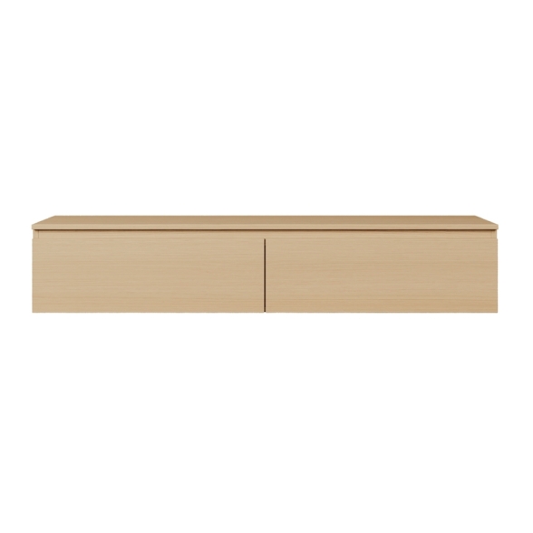 Mobile TV Sospeso 150 cm 2 Ante A Ribalta Rovere Lindberg Lume