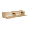 Mobile TV Sospeso 150 cm 2 Ante A Ribalta Rovere Lindberg Lume