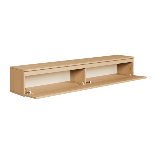 Mobile TV Sospeso 175 cm 2 Ante A Ribalta Rovere Lindberg Lume