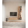 Mobile TV Sospeso 100 cm 2 Ante A Ribalta Rovere Lindberg Lume