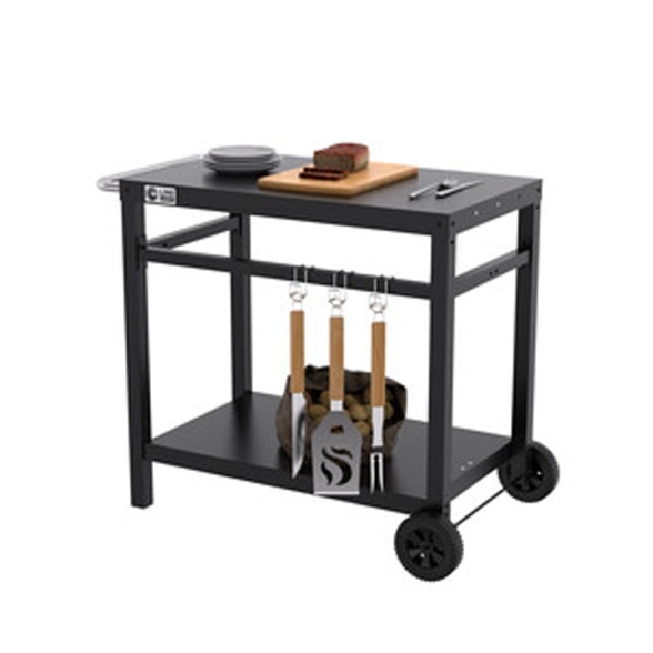 Carrello Accessorio Per Barbecue Portavivande Porta Attrezzi Hot Wheels