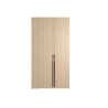 Armadio Ingresso 110x207h Cm 2 Ante Con Specchio Laterale Rovere Barcelona