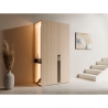 Armadio Ingresso 110x207h Cm 2 Ante Con Specchio Laterale Rovere Barcelona