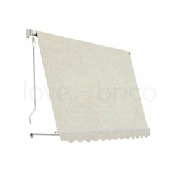 Tenda Da Sole Sangiorgio 100x250 A Caduta Senza Cassonetto Con Braccetti Telo Beige