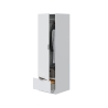 Armadio Guardaroba 1 Anta 1 Cassetto 50x50x170 Simply Bianco