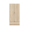 Armadio Guardaroba 2 Ante 1 Cassetto 80x50x170 Simply Rovere
