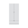 Armadio Guardaroba 2 Ante 1 Cassetto 80x50x170 Simply Bianco