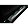 Camino a bioetanolo a parete o incasso Livorno Nero 90x12x40 con vetro
