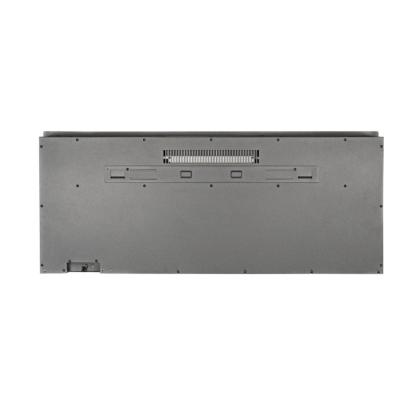 Camino elettrico da parete a incasso frontale CHICAGO130 L127 x P14 x H45 cm