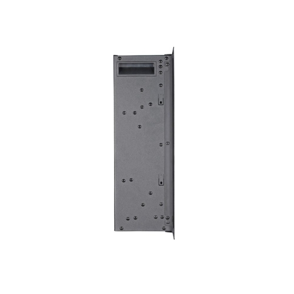 Camino elettrico da parete a incasso frontale CHICAGO130 L127 x P14 x H45 cm