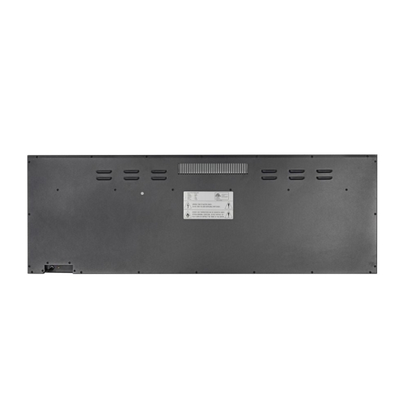 Camino elettrico da parete ad incasso 3 Lati BOSTON130 L127 x P20 x H44 cm
