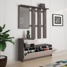 Mobile Ingresso 100 Cm Con Specchio Rudolf Cashmere