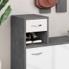 Mobile Ingresso 100 Cm Con Specchio Rudolf Grigio