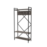 Mobile ingresso industrial Navis grigio con appendiabiti e rastrelliera