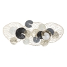 Pannello Decorativo Astratto Luxy 124,5x9,5x55 Cm In Ferro Multicolore