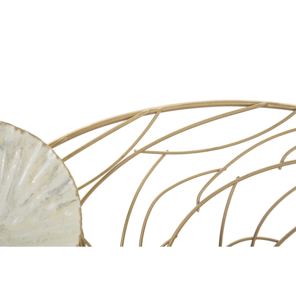 Pannello Decorativo Astratto Luxy 124,5x9,5x55 Cm In Ferro Multicolore