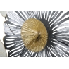 Pannello Decorativo Astratto Troby 143x8,5x64 Cm In Ferro Multicolore