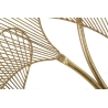 Pannello Decorativo In Ferro A Fiori Glam Leaf 79x5x68 Cm Oro