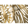 Pannello Decorativo In Ferro Iris Verticale 115x5x64 Cm Oro