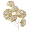 Pannello Decorativo In Ferro Iris Verticale 78x5,5x101 Cm Oro