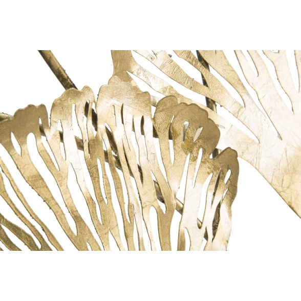 Pannello Decorativo In Ferro Iris Verticale 78x5,5x101 Cm Oro