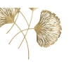 Pannello Decorativo In Ferro Iris Verticale 78x5,5x101 Cm Oro