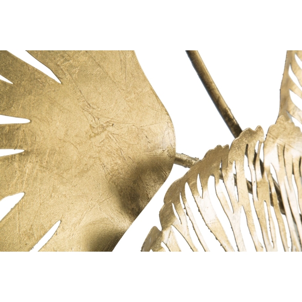 Pannello Decorativo In Ferro Iris Verticale 78x5,5x101 Cm Oro