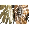 Pannello Decorativo In Ferro Leaf Multicolore 117x7x74