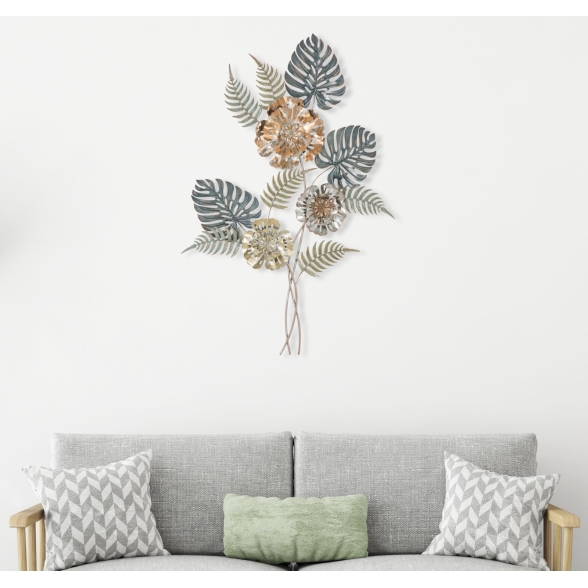 Pannello Decorativo In Ferro TOO Multicolore 66x4x98 Cm