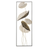 Pannello Decorativo Loto 31x5x89,5 Cm In Ferro Multicolore Ver.A