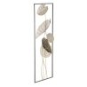Pannello Decorativo Loto 31x5x89,5 Cm In Ferro Multicolore Ver.A