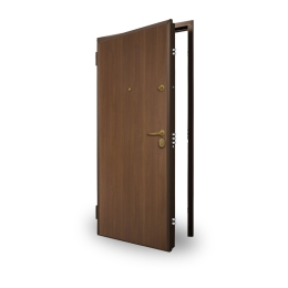 Porta Blindata Con Controtelaio Classe 3 Noce Medio 90X210 Dx