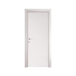 Porta reversibile a battente con telaio frassino bianco 60x210 cm