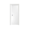 Porta scorrevole a righe bianco Laccato 80x210 cm 