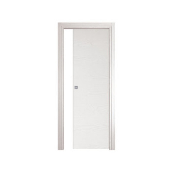 Porta scorrevole con telaio frassino bianco 80x210 cm