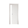 Porta scorrevole con telaio frassino bianco 80x210 cm