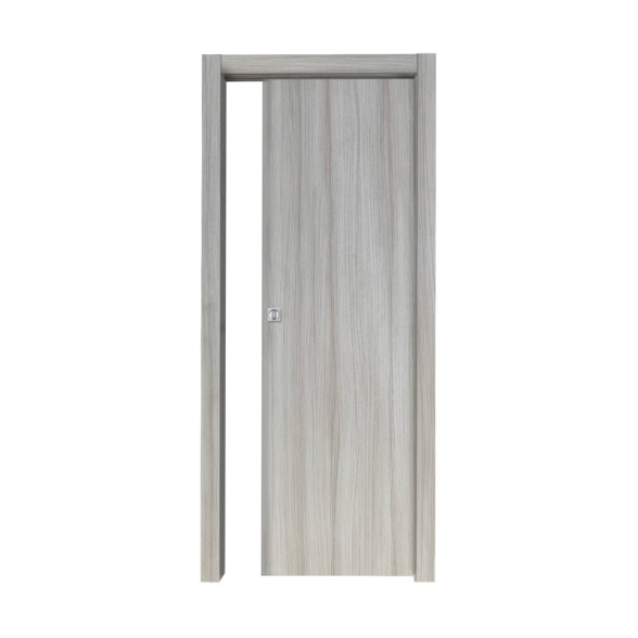 Porta scorrevole con telaio palissandro bianco 90x210 cm