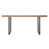 Tavolo Da Pranzo In Legno Gambe In Ferro Nere 175x90x77 Mumbai